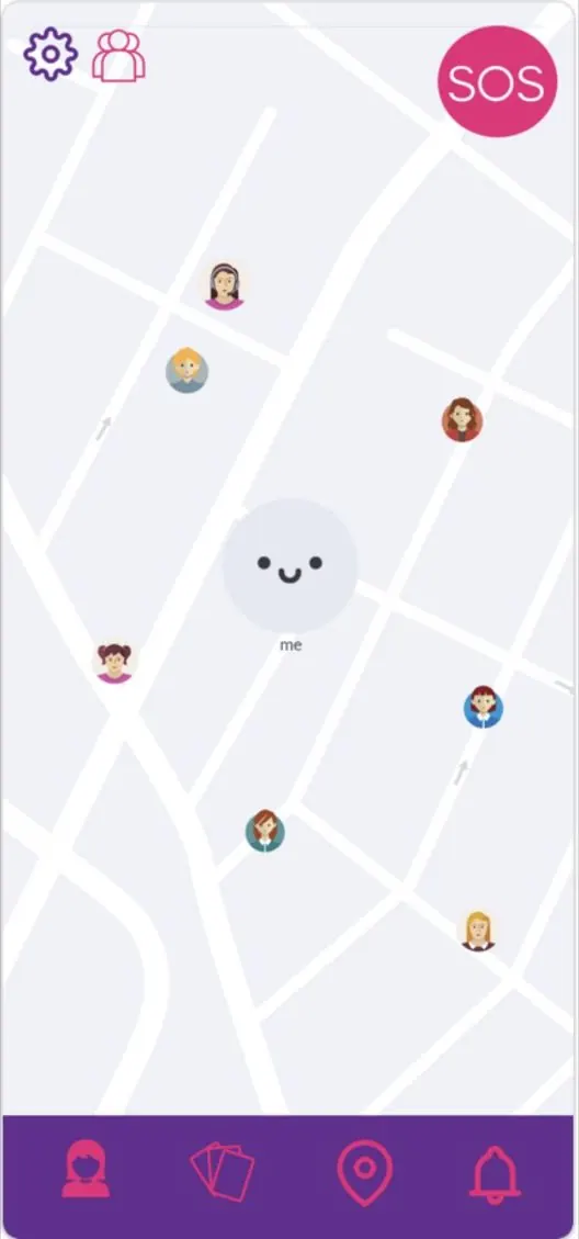 Friends nearby & SOS