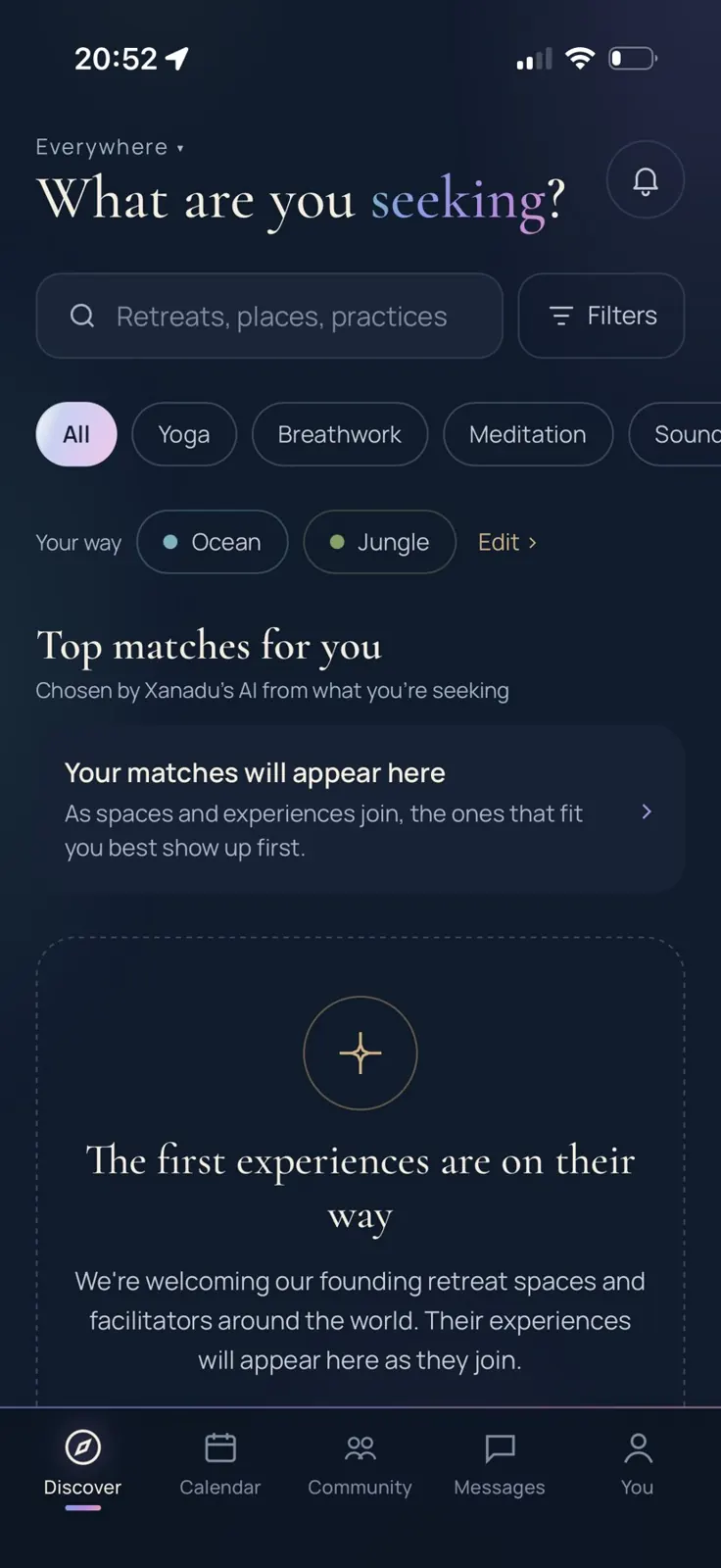 App · Discover