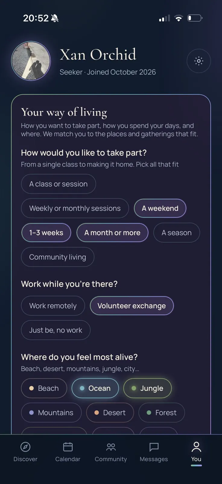 App · Your way of living